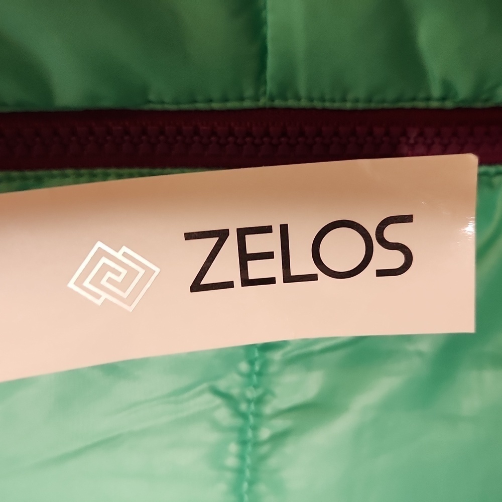 Zelos Girls Seafoam Purple Puffer Vest Size L NWT - Picture 10 of 10